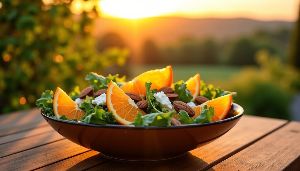 Délices vitaminés : recettes originales de salades à l'orange