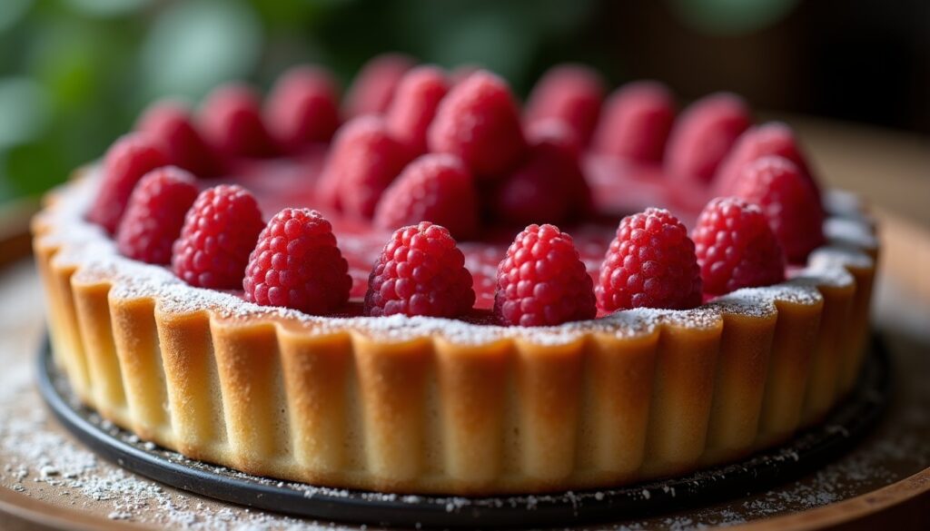 La délicieuse tarte aux framboises signée Juliette : un régal fruité à découvrir