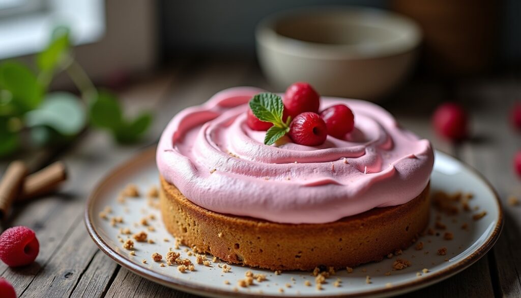 La tarte meringuée à la rhubarbe aux épices signature de Christine Ferber