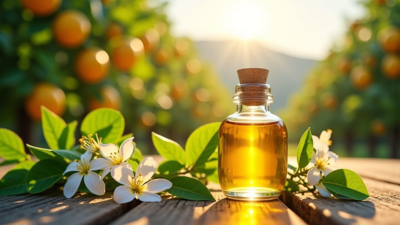 Huile essentielle de Petit grain bigaradier (Citrus aurantium) : Un trésor d&rsquo;aromathérapie pour l&rsquo;équilibre et la sérénité