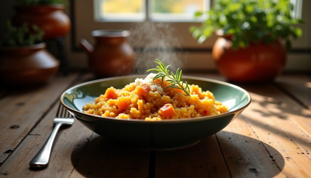 La recette savoureuse du risotto au potiron signé Graziella