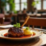 L'épaule d'agneau fondante de la rue des Merles accompagnée de sa polenta onctueuse